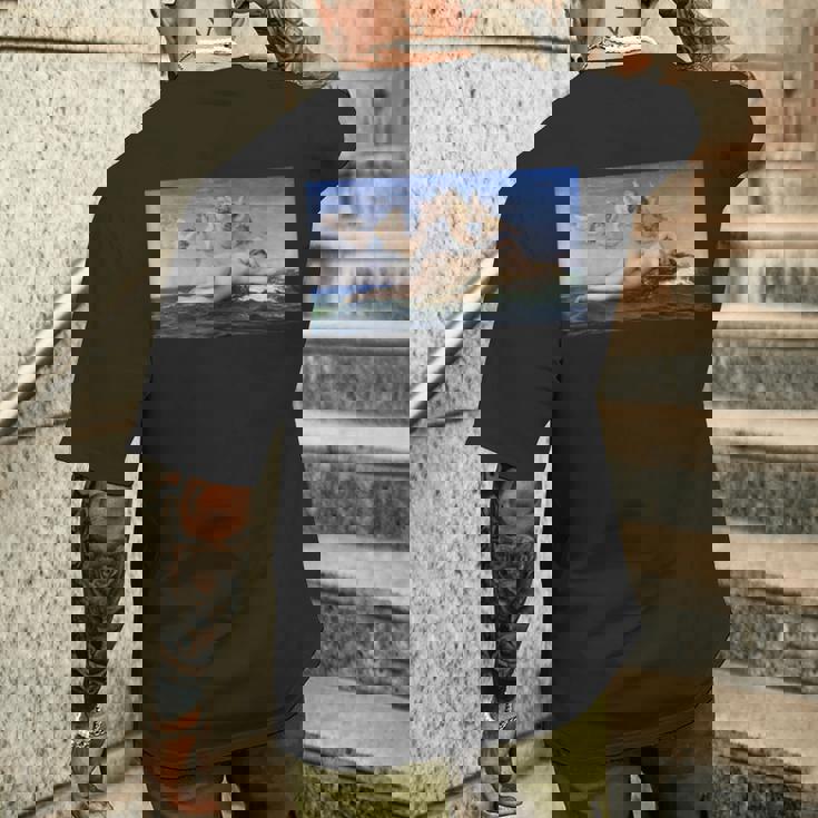 ヴィーナスの誕生アレクサンドルカバネルキリスト教の宗教画 メンズTシャツ バックプリント 彼への贈り物