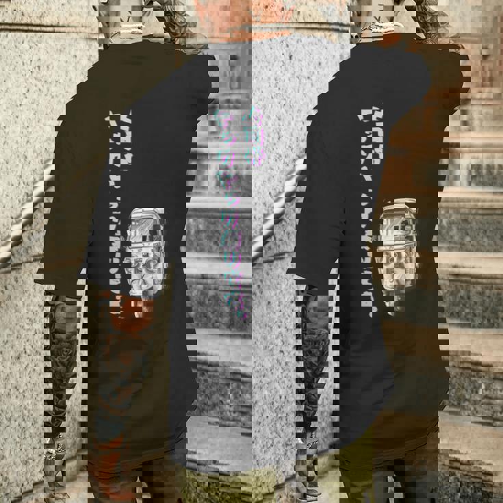 上司がトゥクトゥク乗りです ユーモアデザイン メンズTシャツ バックプリント 彼への贈り物