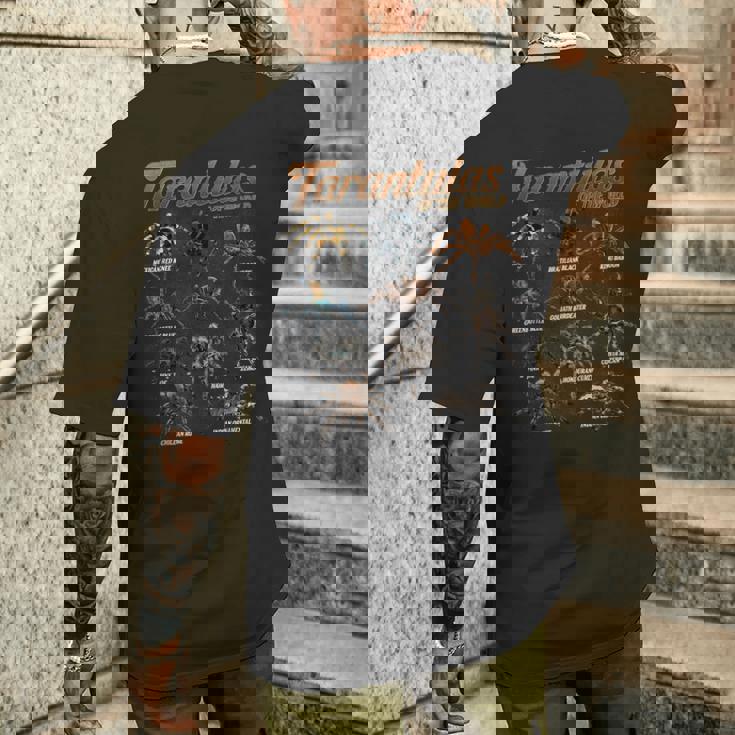 世界のタランチュラス・オブ・ザ・ワールド クモのペットクモ タランチュラ愛好家 メンズTシャツ バックプリント 彼への贈り物