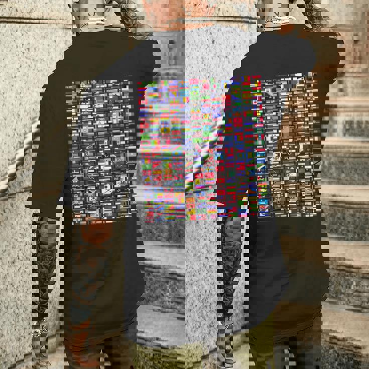 世界の国旗国際287 メンズTシャツ バックプリント 彼への贈り物