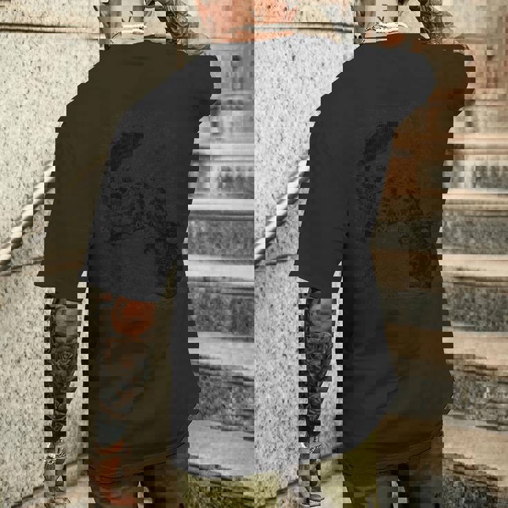 両生類コレクション ジャイアントサンショウウオヴィンテージ図面 メンズTシャツ バックプリント 彼への贈り物