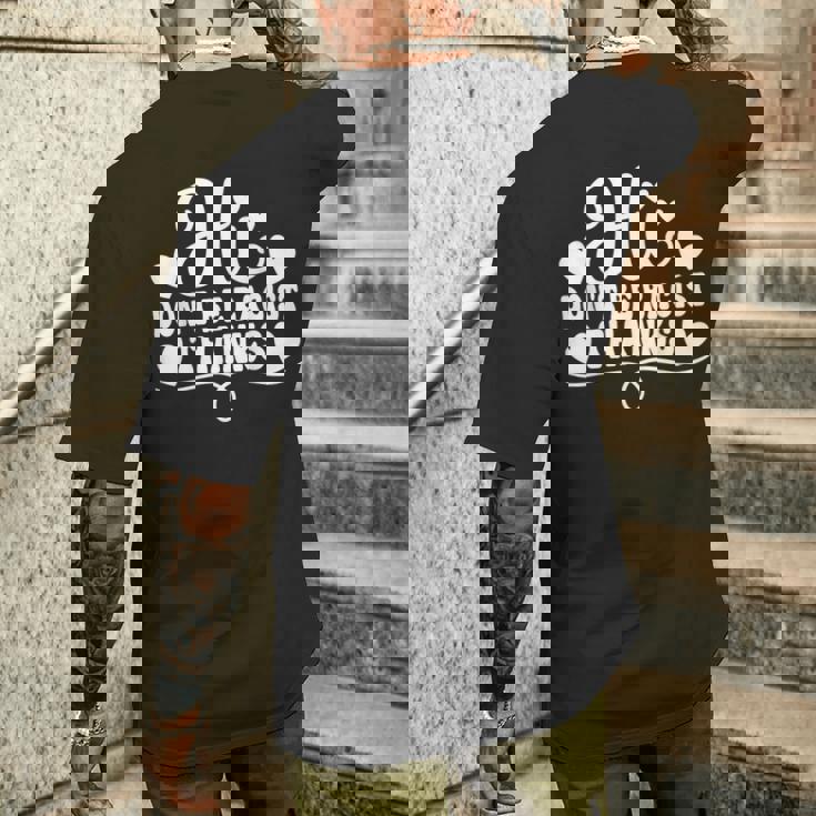 人種差別 Hi Don't Be Racist Thanks メンズTシャツ バックプリント 彼への贈り物