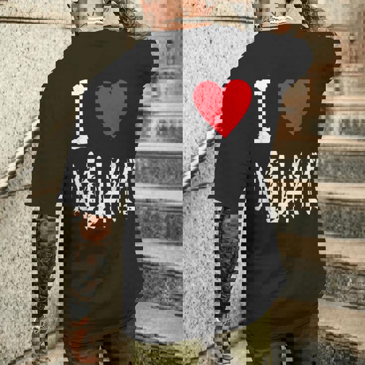 八重山そば 大好き 石垣 沖縄島そば八重山沖縄料理石垣 メンズTシャツ バックプリント 彼への贈り物