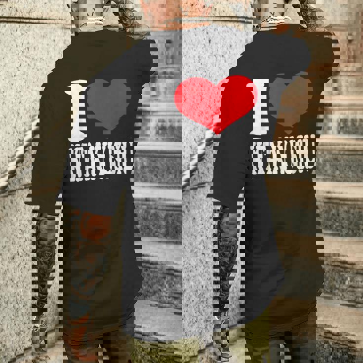 北九州が大好き メンズTシャツ バックプリント 彼への贈り物