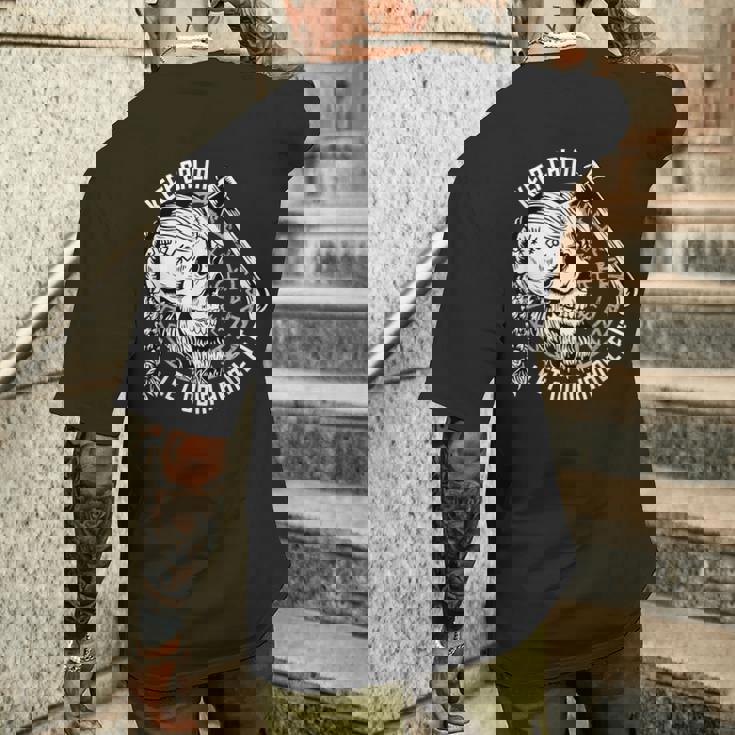 北欧神話 ヴァルハラ オーディン 北欧人 バイキング メンズTシャツ バックプリント 彼への贈り物