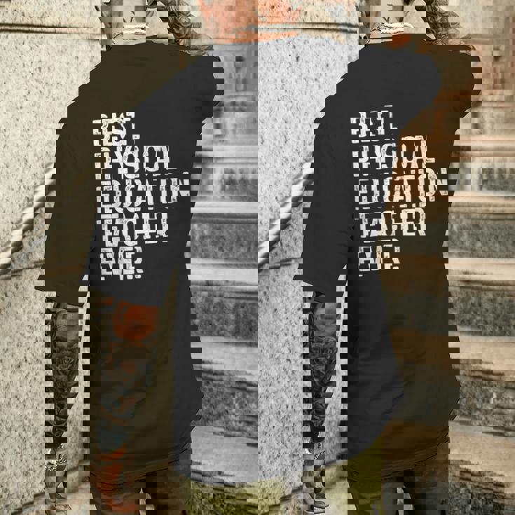 史上最高の体育教師 面白い Pe先生 メンズTシャツ バックプリント 彼への贈り物