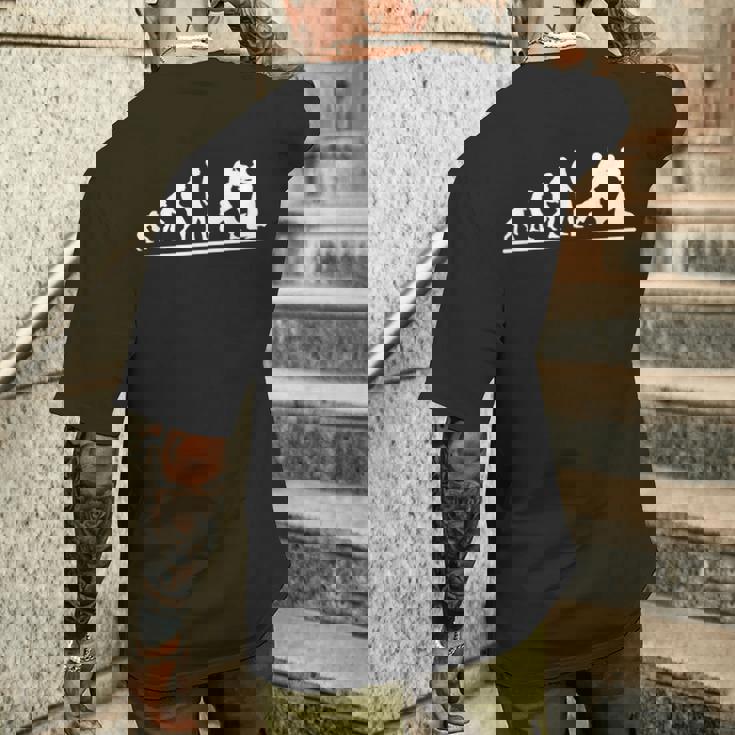 合気道 進化 男性 面白い 合気道 メンズTシャツ バックプリント 彼への贈り物