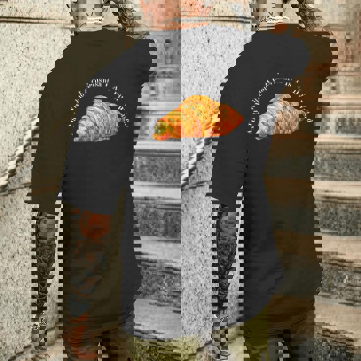 国立クロワッサンの日 メンズTシャツ バックプリント 彼への贈り物