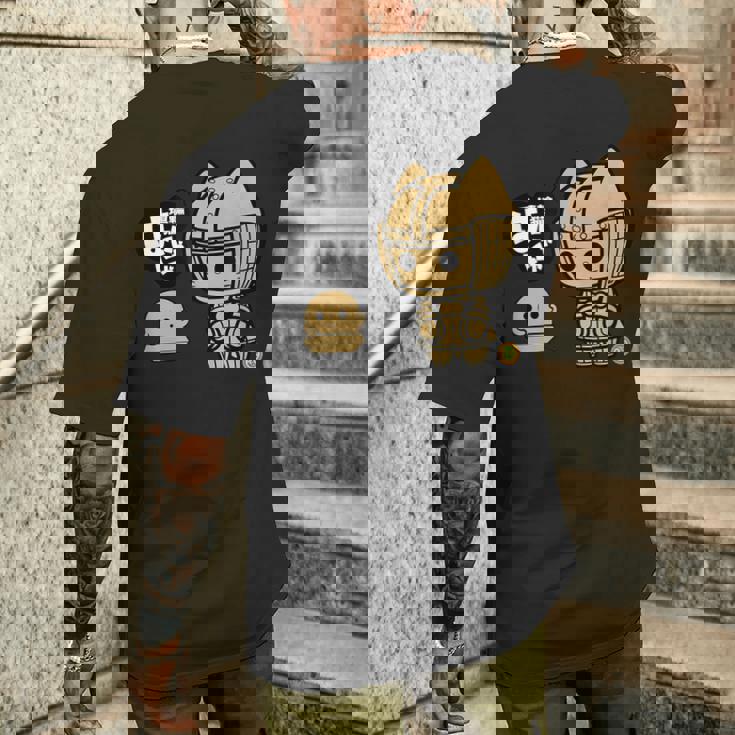 埴輪猫はにゃにゃ_003 メンズTシャツ バックプリント 彼への贈り物