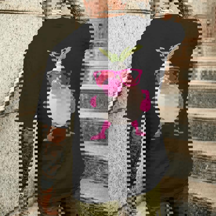 大根チューインガム メンズTシャツ バックプリント 彼への贈り物