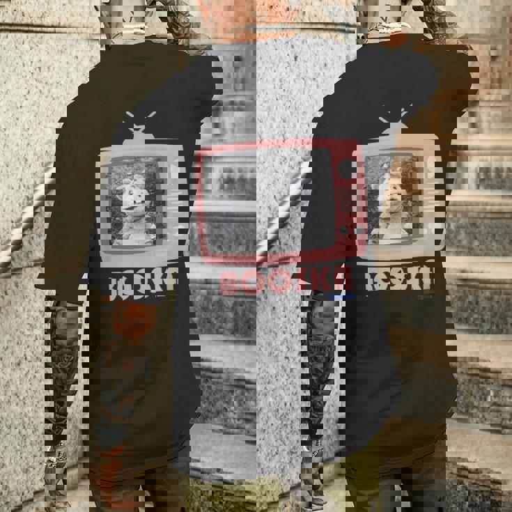 快獣ブースカシリーズ Tvレトロ02 メンズTシャツ バックプリント 彼への贈り物