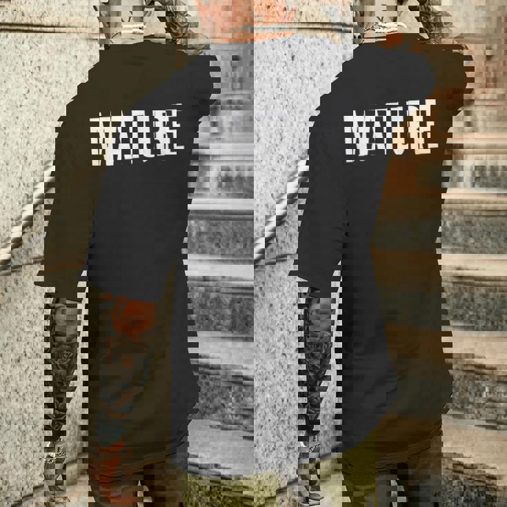 成熟 メンズTシャツ バックプリント 彼への贈り物