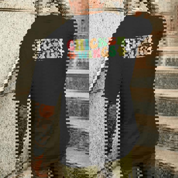 手羽先 メンズTシャツ バックプリント 彼への贈り物