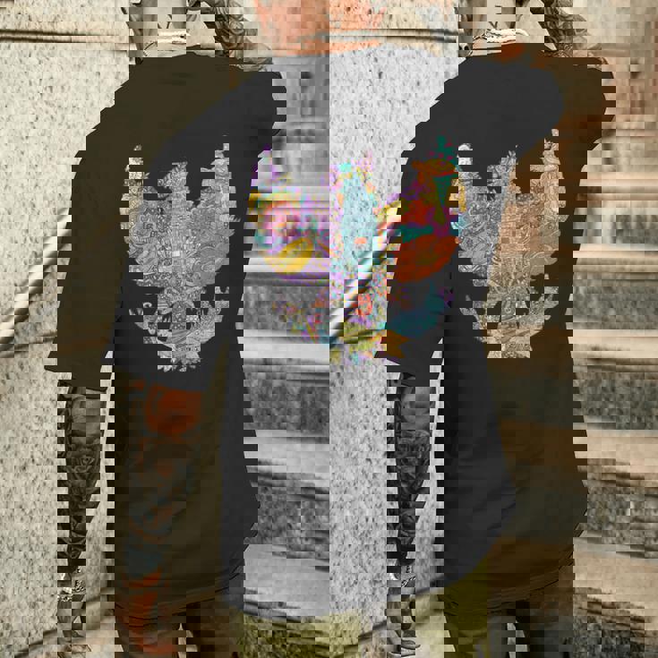 旅行 アジア インドネシア ガルーダ ジャカルタ バリ バケーション お土産 メンズTシャツ バックプリント 彼への贈り物