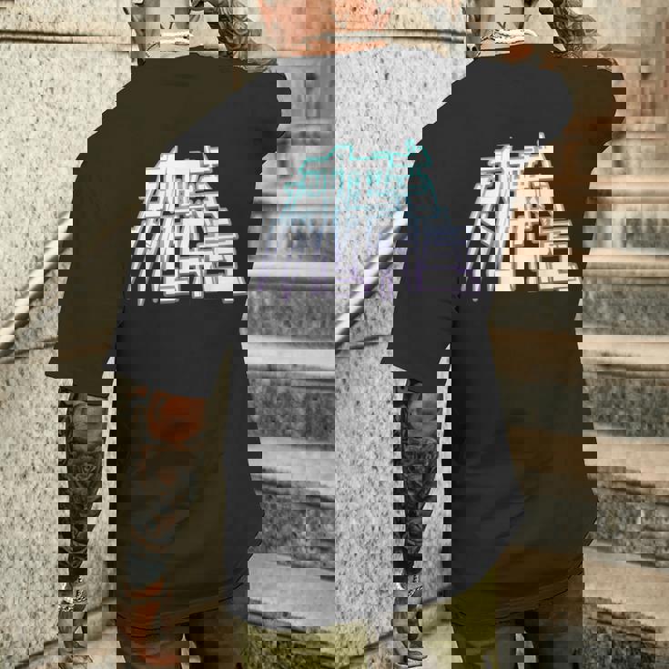 日本 ブレイク ダンス チーム 威舞喜 メンズTシャツ バックプリント 彼への贈り物