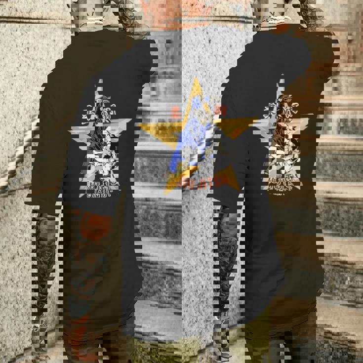 柔術スター、チャンピオン 長袖tシャツ メンズTシャツ バックプリント 彼への贈り物