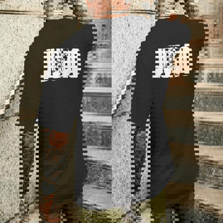 柔道武道インストラクター 教師 ギフトtシャツ メンズTシャツ バックプリント 彼への贈り物