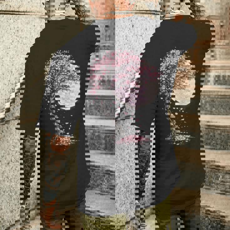 桜 Cherry Blossomsakura 長袖tシャツ メンズTシャツ バックプリント 彼への贈り物