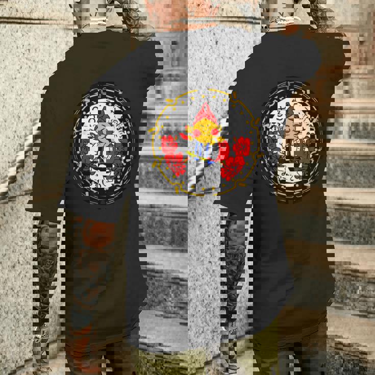 沖縄シティジャパン マンホール 永房エイサー Drainspotters 琉球 メンズTシャツ バックプリント 彼への贈り物