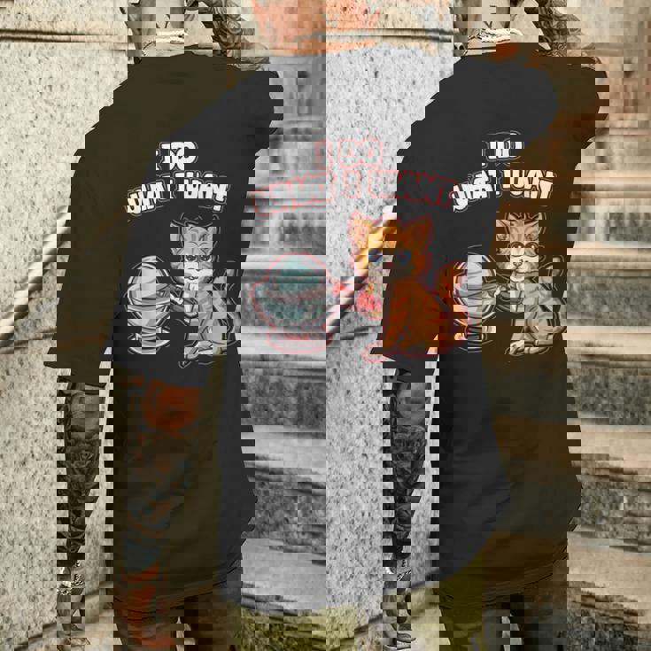 猫 デーモンコア 核 メンズ キッズ レディース おもしろサイエンス メンズTシャツ バックプリント 彼への贈り物