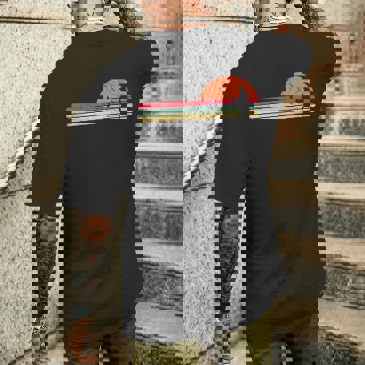 男 釣り サンセット レトロ アングリング フィッシャーマン アングラー メンズ ギフト メンズTシャツ バックプリント 彼への贈り物