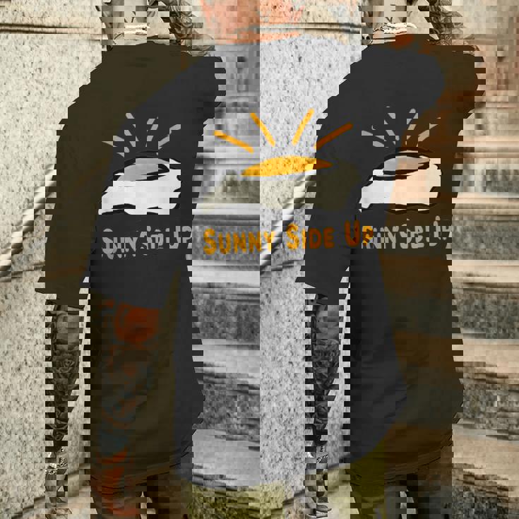 目玉焼き サニーサイドアップ メンズTシャツ バックプリント 彼への贈り物