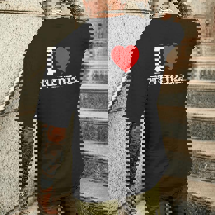 福岡大好き メンズTシャツ バックプリント 彼への贈り物