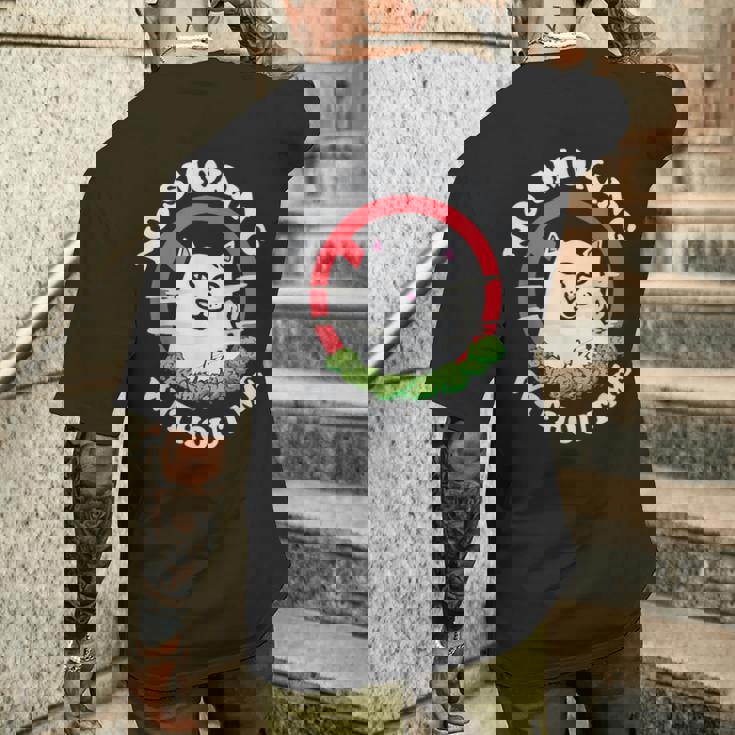 私なしでは禁煙だ メンズTシャツ バックプリント 彼への贈り物