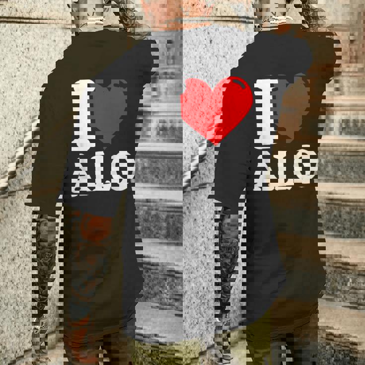 私はすべての名前が大好きです メンズTシャツ バックプリント 彼への贈り物