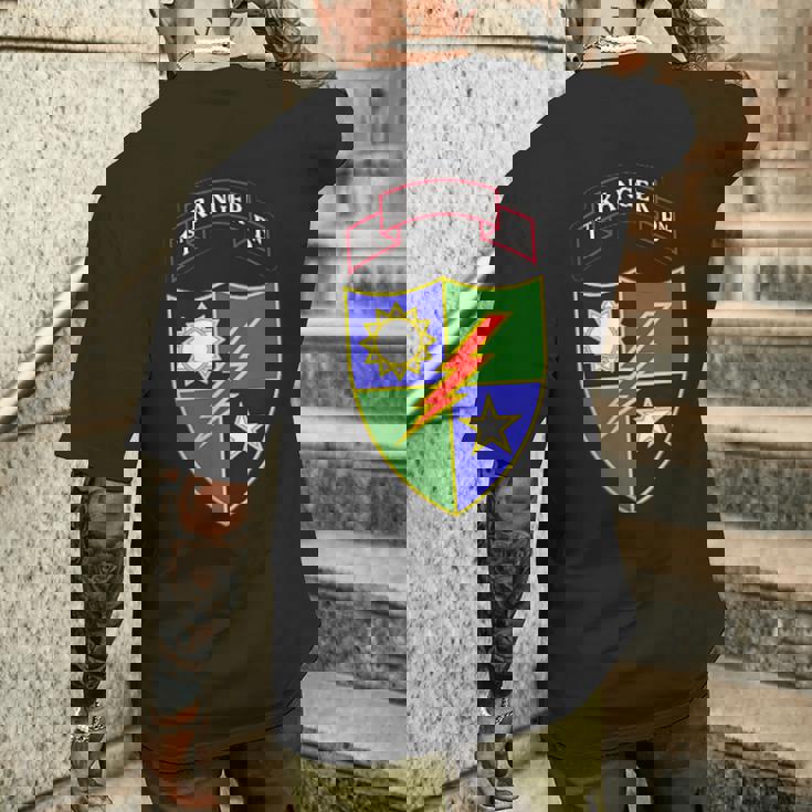 第1大隊-第75レンジャー連隊 メンズTシャツ バックプリント 彼への贈り物