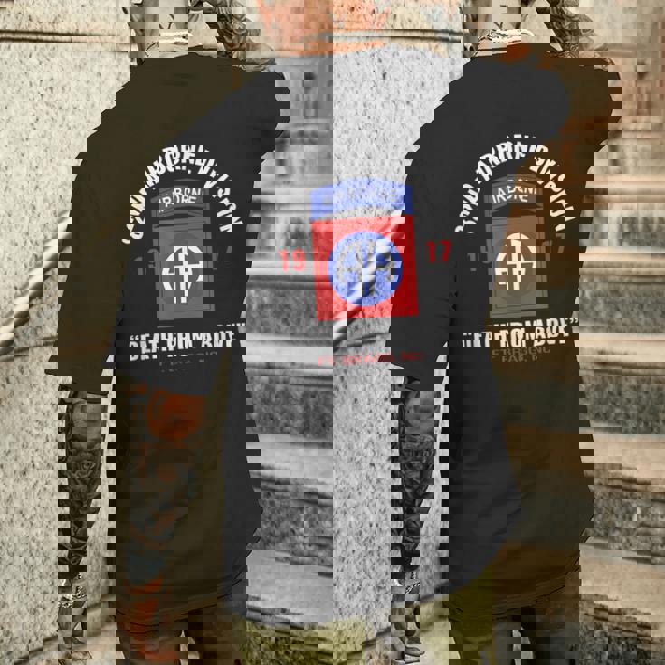 第82空挺師団 メンズTシャツ バックプリント 彼への贈り物