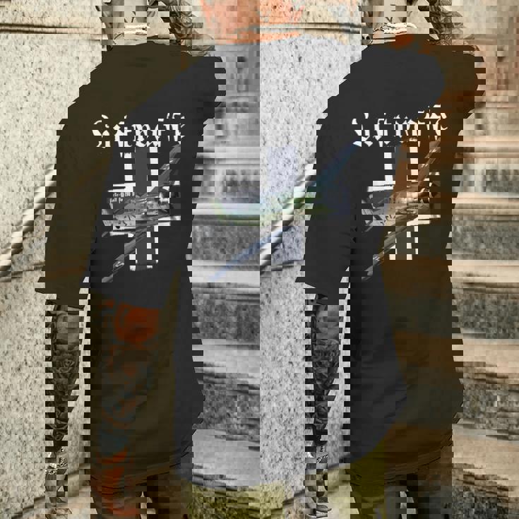 第二次世界大戦 航空戦闘機 I ジャーマン ウォーバード I フォッケウルフ Fw 190 D メンズTシャツ バックプリント 彼への贈り物