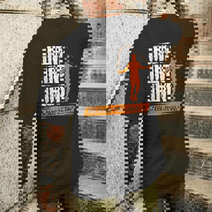 縄跳び Because You Love It 縄跳び メンズTシャツ バックプリント 彼への贈り物