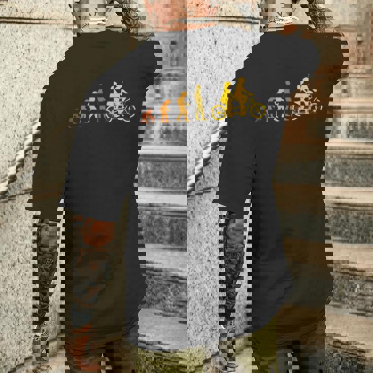 自転車 タンデムバイク タンデムバイク メンズTシャツ バックプリント 彼への贈り物