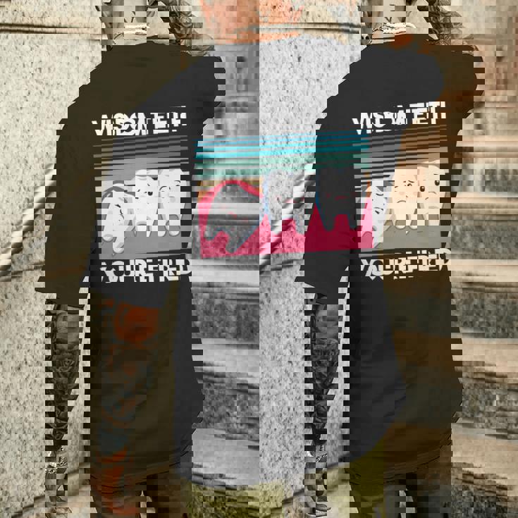 親知らず 抜歯 歯科手術 親知らず 除去 長袖tシャツ メンズTシャツ バックプリント 彼への贈り物