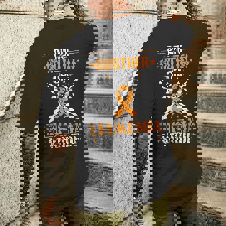 誇り高き兄弟 白血病戦士 メンズTシャツ バックプリント 彼への贈り物