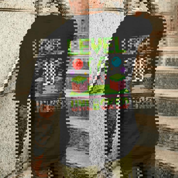 誕生日 男の子 シャツ レベル 10 ロック解除 10歳の誕生日 男の子 メンズTシャツ バックプリント 彼への贈り物