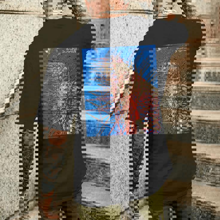 送電鉄塔 -Pylonphilia- メンズTシャツ バックプリント 彼への贈り物