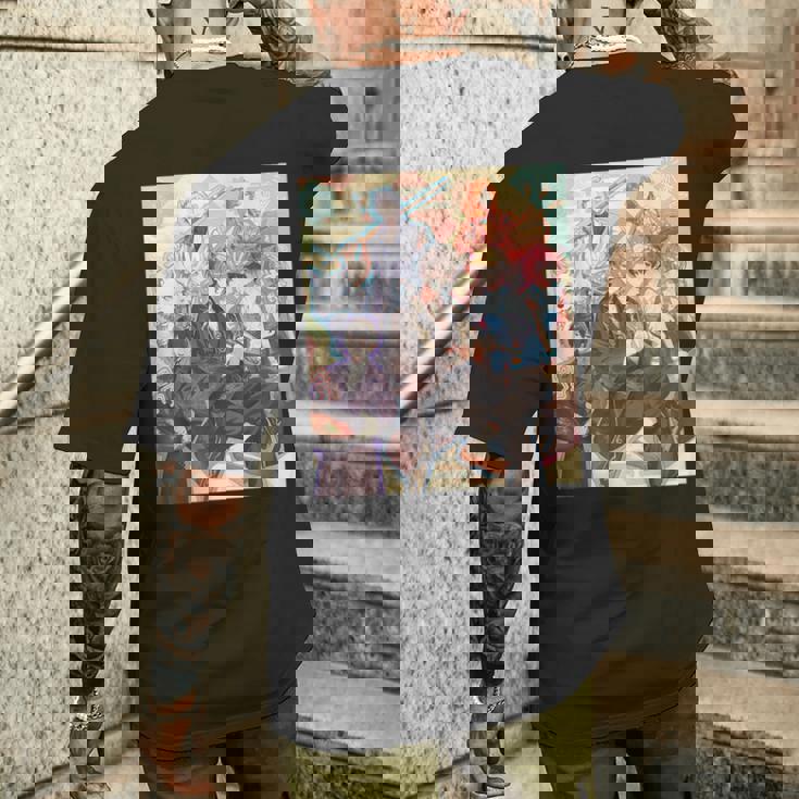 逆光 -煙くゆる宴- Kv メンズTシャツ バックプリント 彼への贈り物