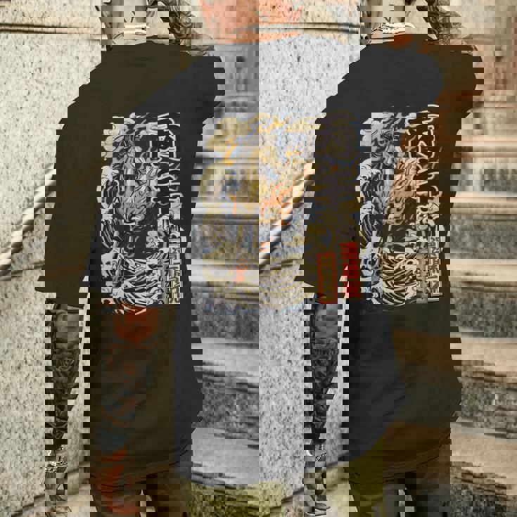 還暦 60歳 丙午 1966年生まれ 火の馬 和柄 波と炎の馬 ヴィンテージ 祝い デザイン 長袖tシャツ メンズTシャツ バックプリント 彼への贈り物