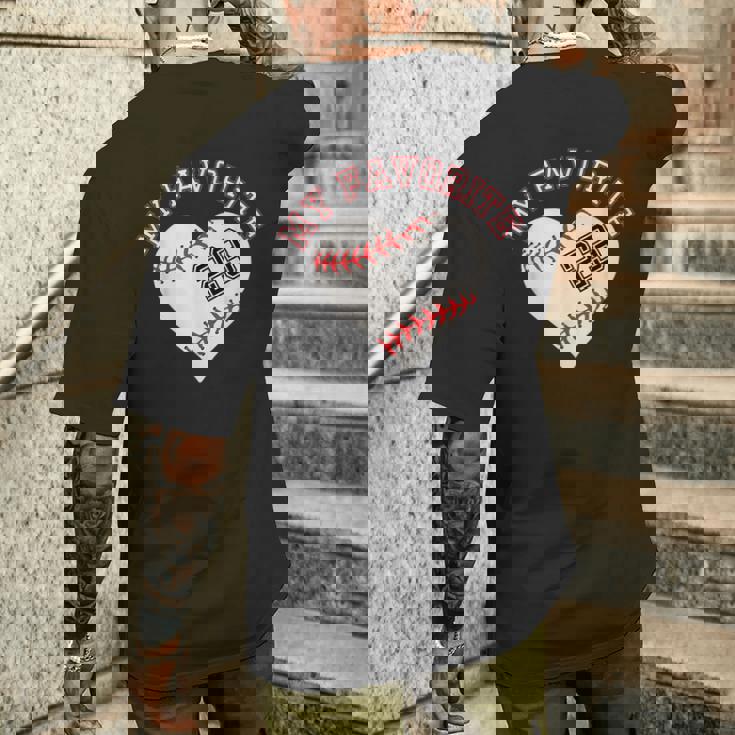 野球選手23ジャージー衣装 No＃23スポーツファンギフト Baseball Jersey Number 23 メンズTシャツ バックプリント 彼への贈り物