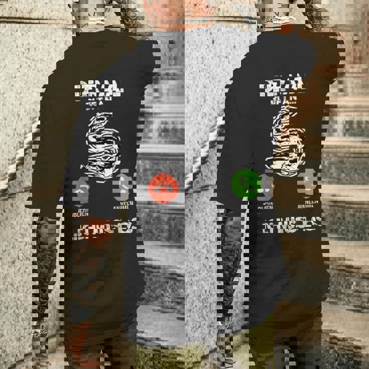 釣りウナギ漁師 メンズTシャツ バックプリント 彼への贈り物