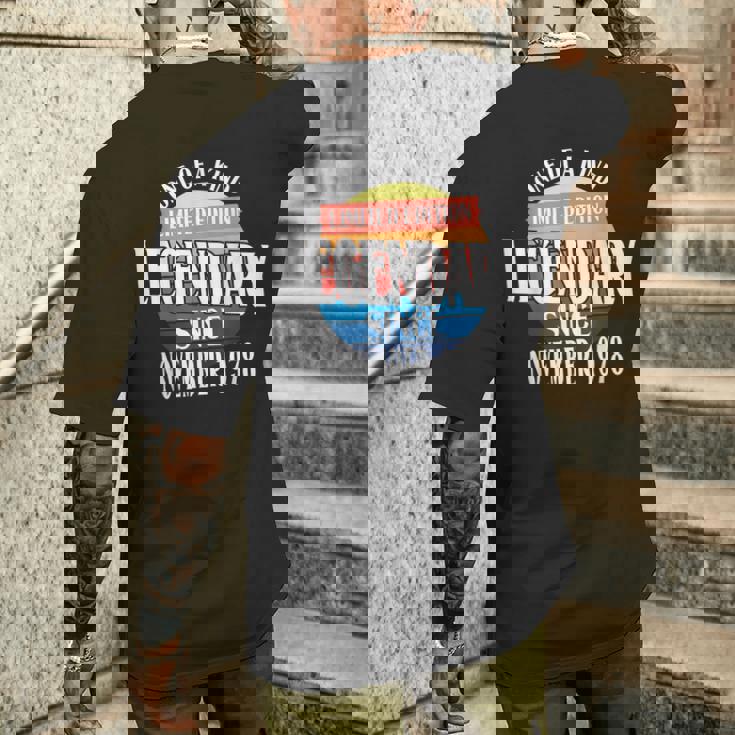 限定版 1978 年 11 月の誕生日以来の伝説 メンズTシャツ バックプリント 彼への贈り物