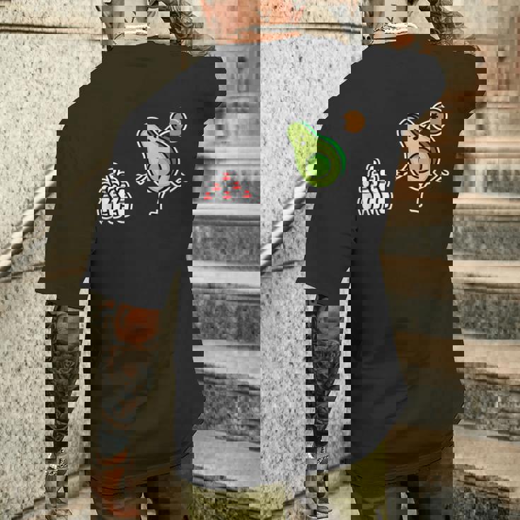 面白い アボカド カートゥーン ボウリング チーム ケグラー コーン ギフト メンズTシャツ バックプリント 彼への贈り物