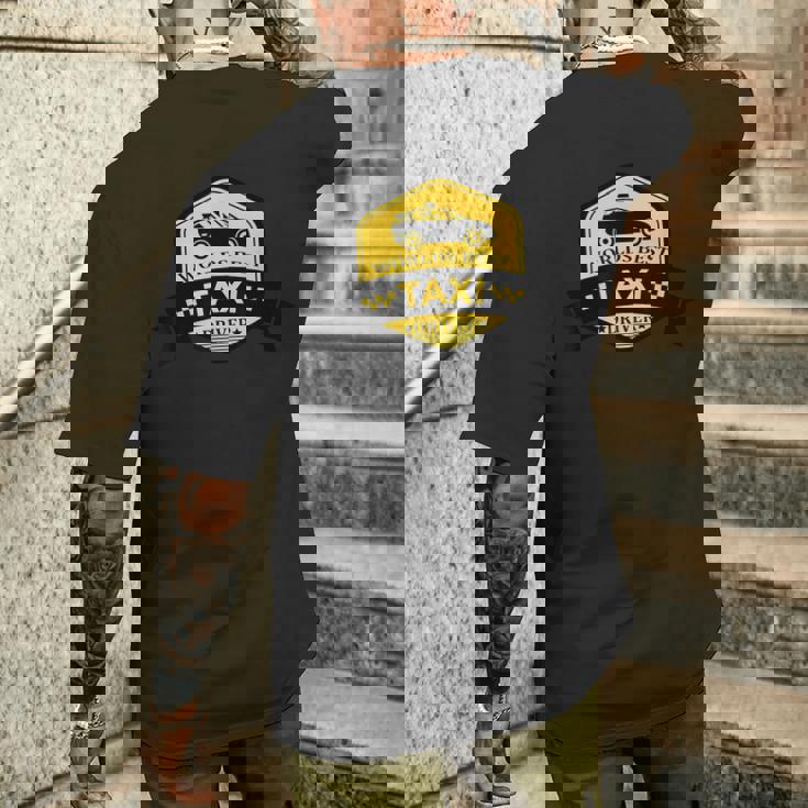 面白い タクシー運転手 世界最高のタクシー運転手 メンズTシャツ バックプリント 彼への贈り物