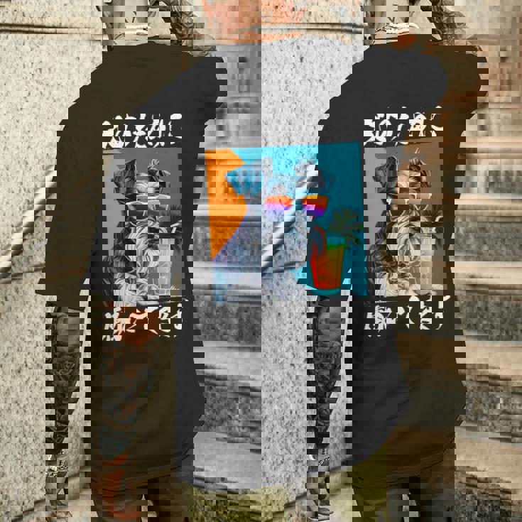 面白いtシャツ シュナウザー イヌ わんこ メンズ 犬好き グッズ おもしろ 面白い 服 ネタ わんこ 長袖tシャツ メンズTシャツ バックプリント 彼への贈り物