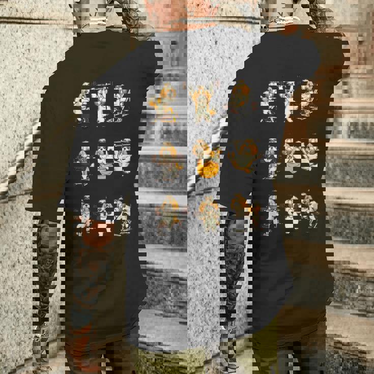 面白いtシャツ 犬 シーズー 筋トレ ジム イヌ グッズ かわいい おもしろtシャツ 面白い 服 ネタ メンズTシャツ バックプリント 彼への贈り物