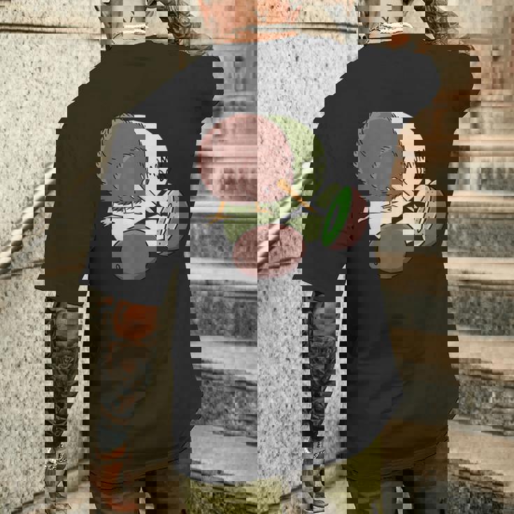 面白いキウイの鳥とキウイのフルーツキウイ、キウイの鳥好き。 メンズTシャツ バックプリント 彼への贈り物