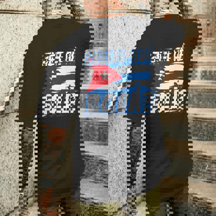 面白いキューバのハバナキューバの旗、アセレ・ケ・ボラ 長袖tシャツ メンズTシャツ バックプリント 彼への贈り物