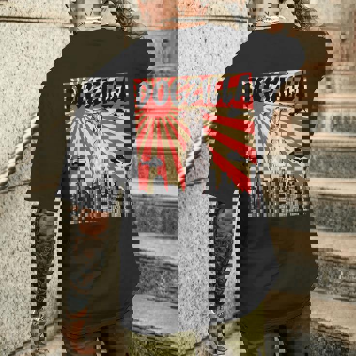 面白い犬 ウィペット メンズTシャツ バックプリント 彼への贈り物